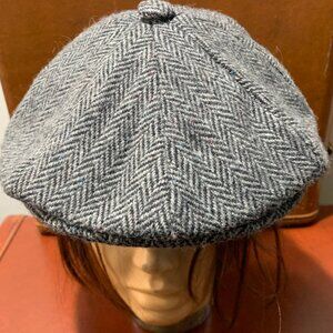 VINTAGE DONEGAL TWEED WOVEN IN IRELAND SHANDON HEADWEAR SIZE XL